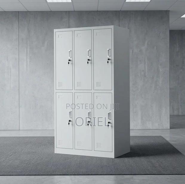 Office Cabinet : Six-Section Steel Locker Cabinet - thumbnail 16