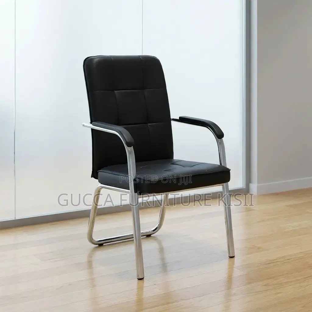 Office Chair; Executive Leather Visitors Chair