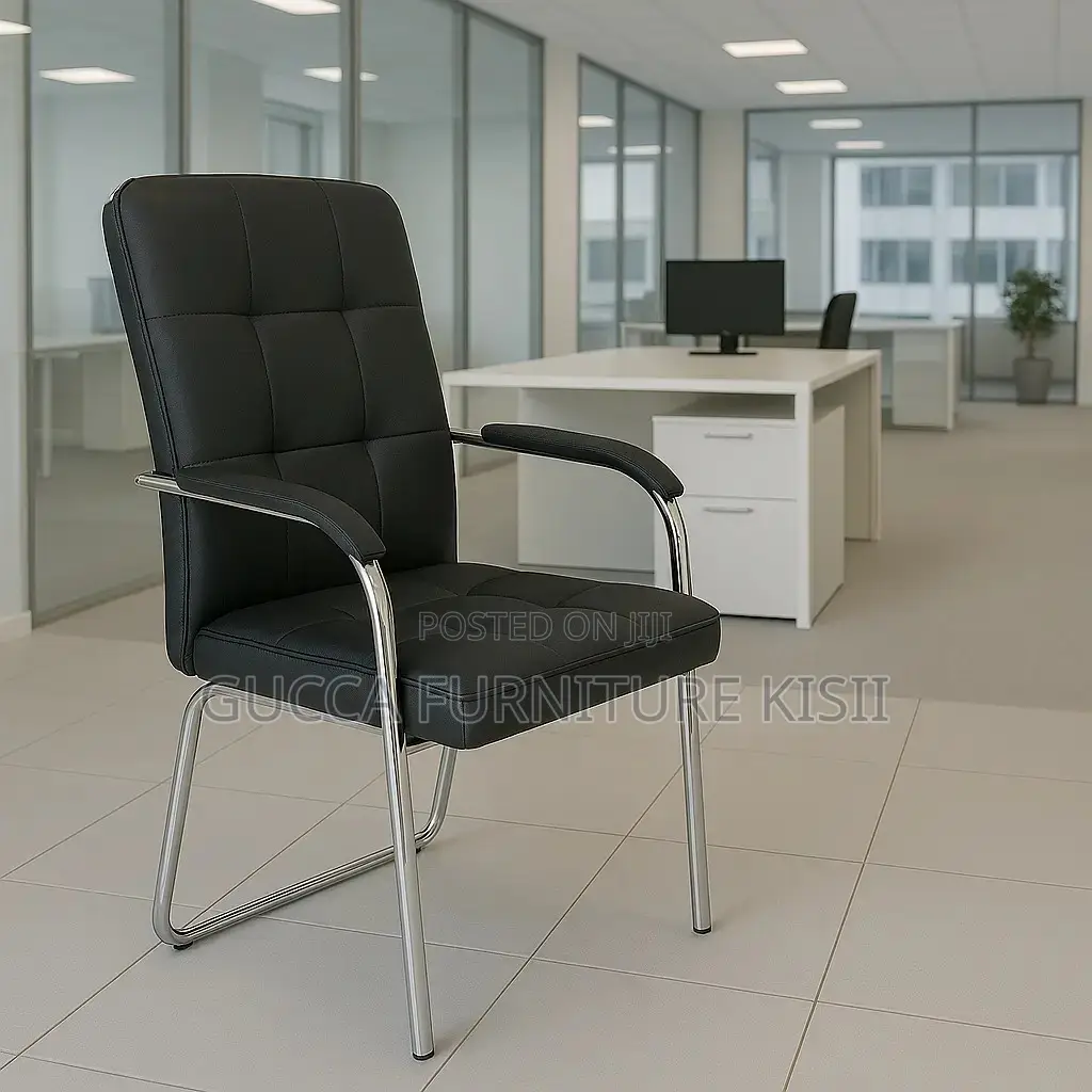 Office Chair; Executive Leather Visitors Chair