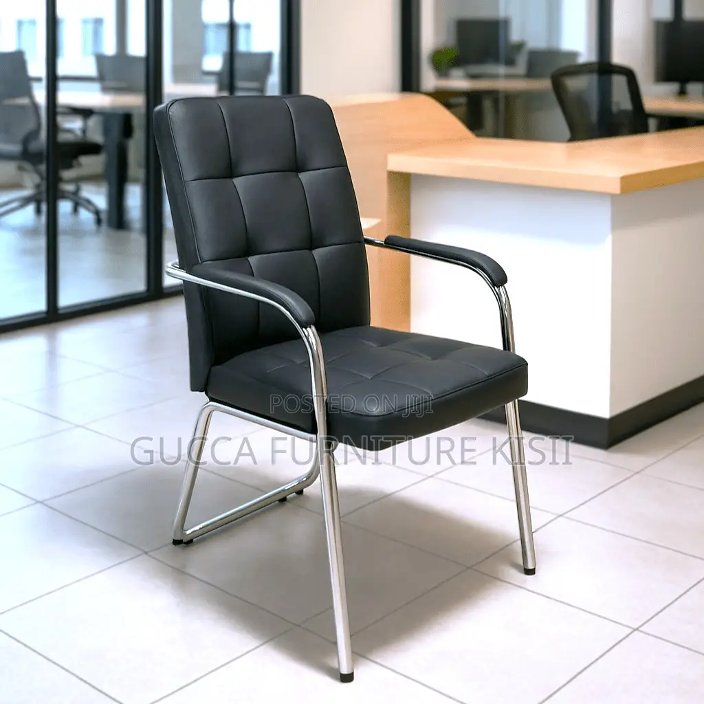 Office Chair; Executive Leather Visitors Chair