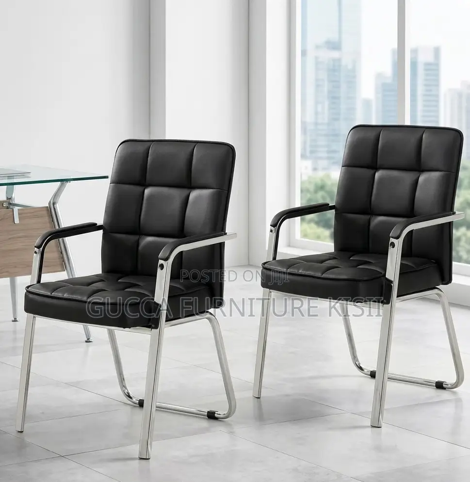 Office Chair; Executive Leather Visitors Chair