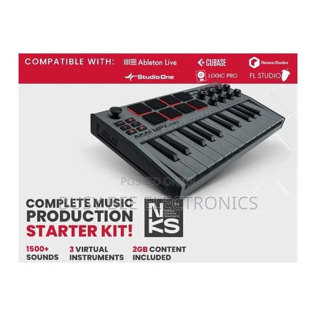 Original AKAI Professional MPK Mini MK3 - 25 Key USB MIDI Keyboard - thumbnail 3