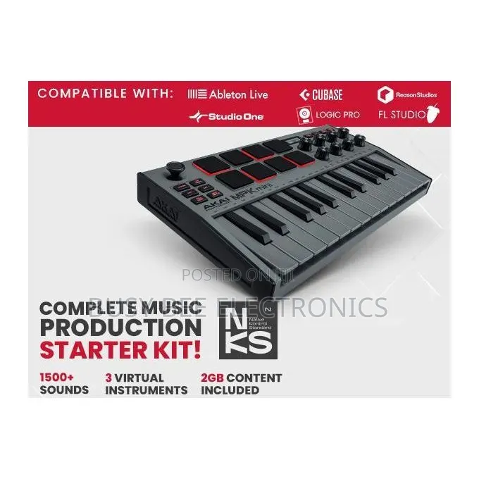 Original AKAI Professional MPK Mini MK3 - 25 Key USB MIDI Keyboard