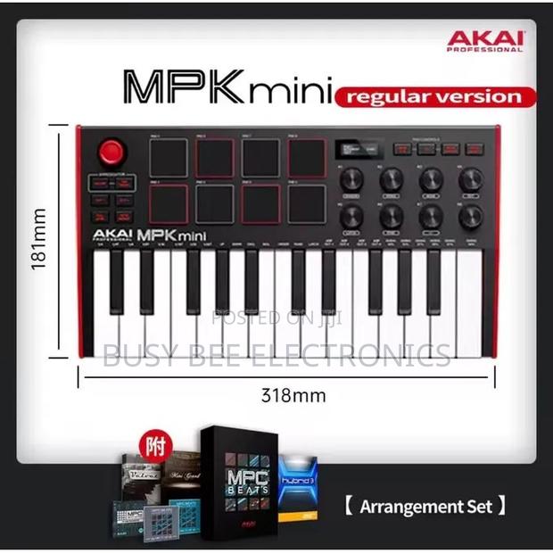 Original AKAI Professional MPK Mini MK3 - 25 Key USB MIDI Keyboard - thumbnail 4