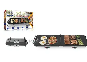 DSP Dual Zone Cooking Foldable Electric BBQ Grill (84cm)