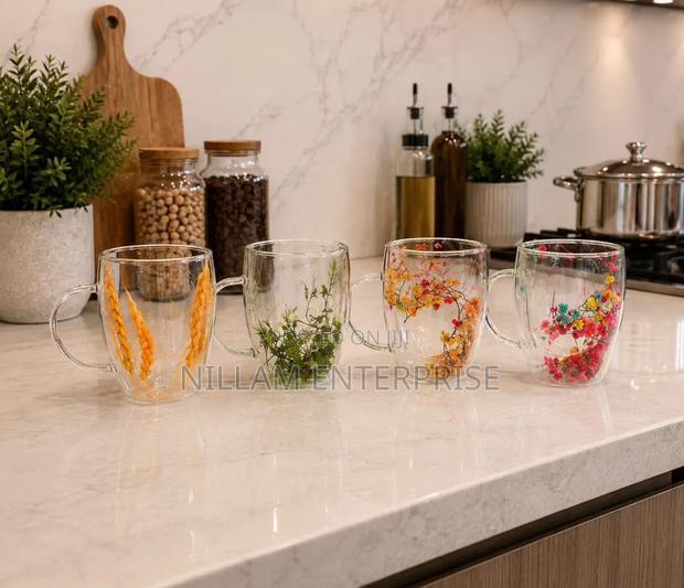 High Borocillicate Double-Wall Glass Mug 350ml - main view
