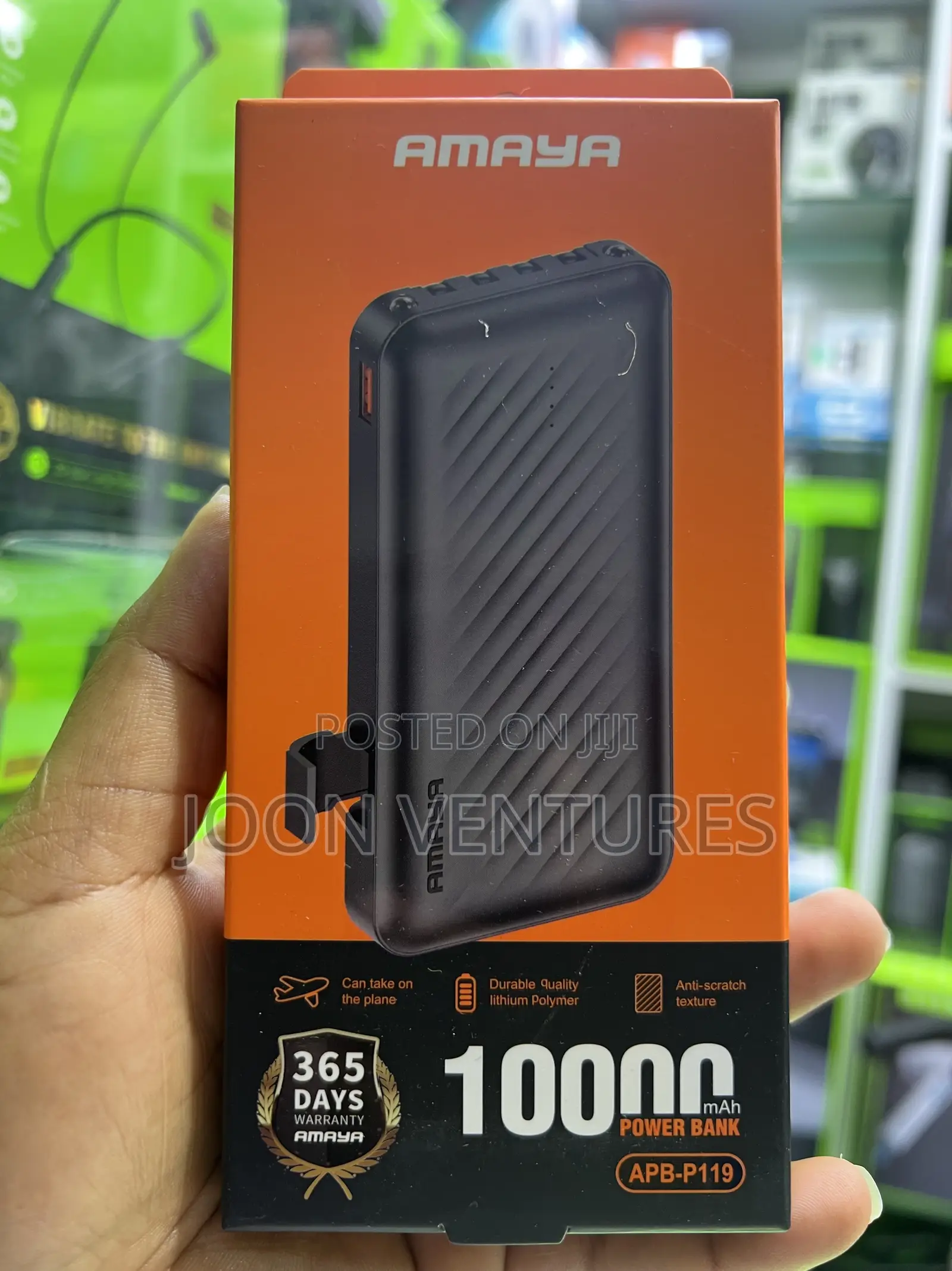 Amaya APB-F129 Highly Versatile 10,000mAh Portable Power Bank