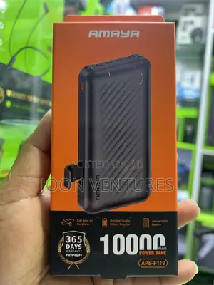 Amaya APB-F129 Highly Versatile 10,000mAh Portable Power Bank