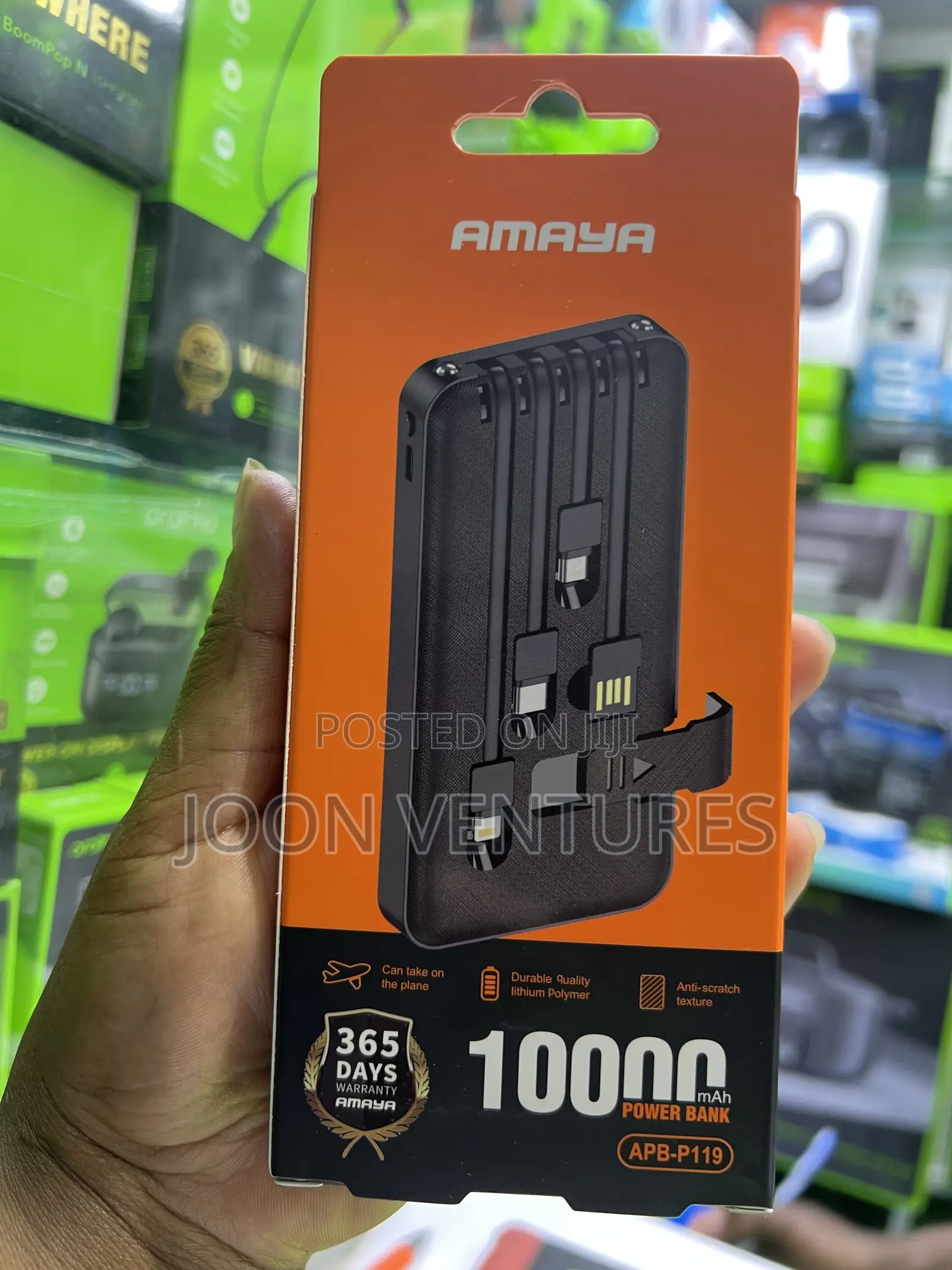 Amaya APB-F129 Highly Versatile 10,000mAh Portable Power Bank