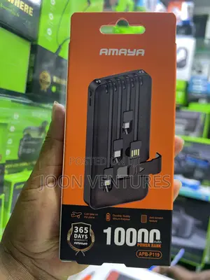 Amaya APB-F129 Highly Versatile 10,000mAh Portable Power Bank