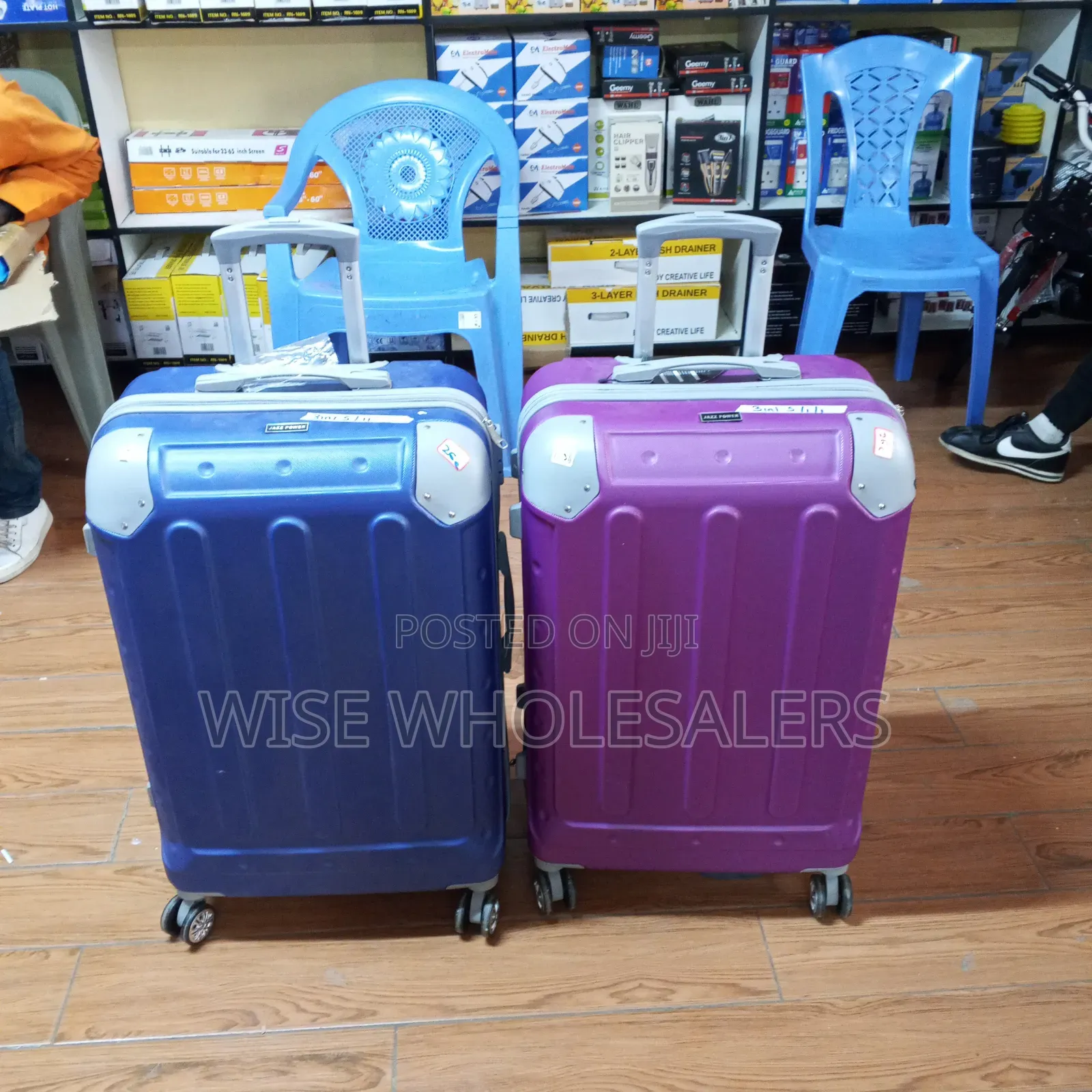 Large Fiber Suitcase