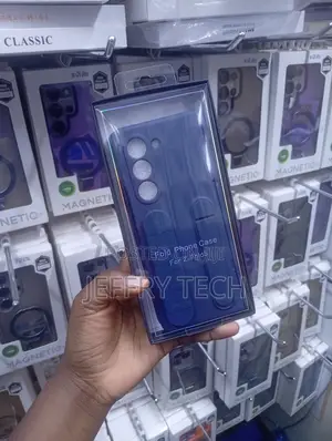 Dark Blue Silicone Phone Case Designed for the Samsung Galaxy Z Fold 5