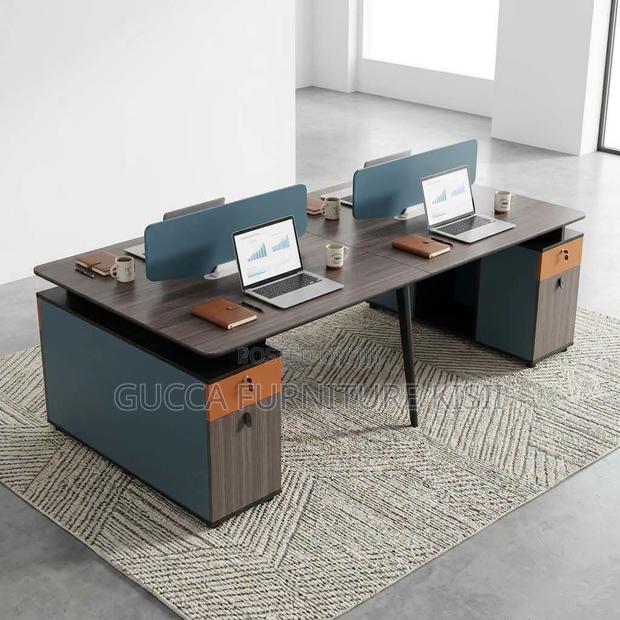 Office Workstation; 4-Way Open Workstation