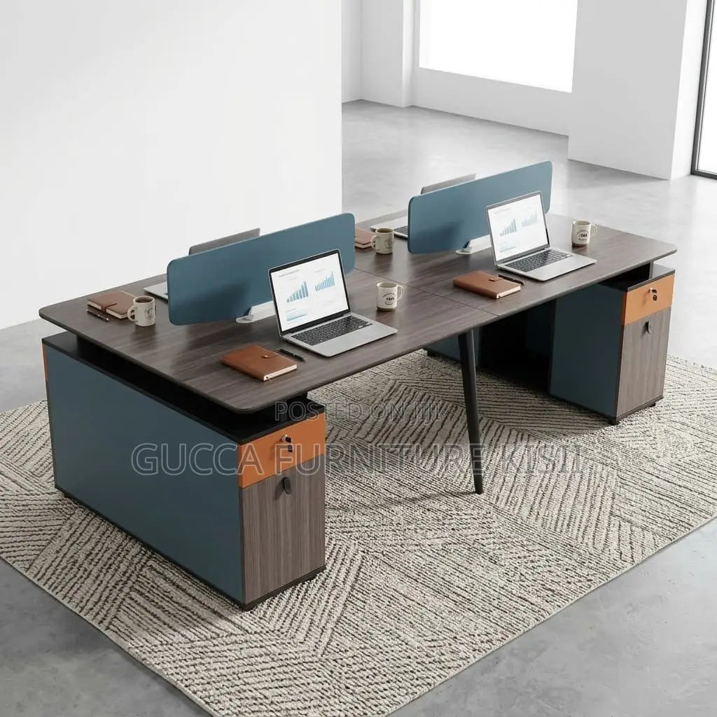 Office Workstation; 4-Way Open Workstation