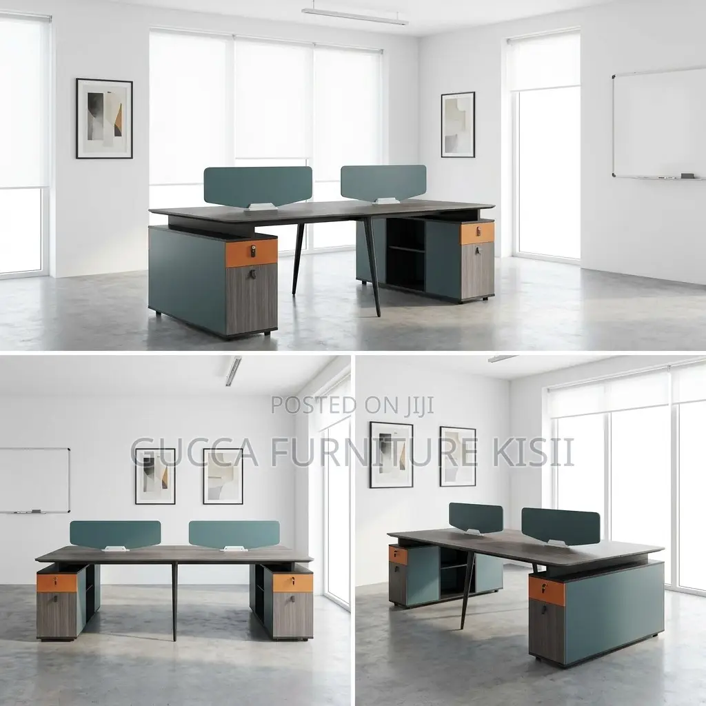 Office Workstation; 4-Way Open Workstation