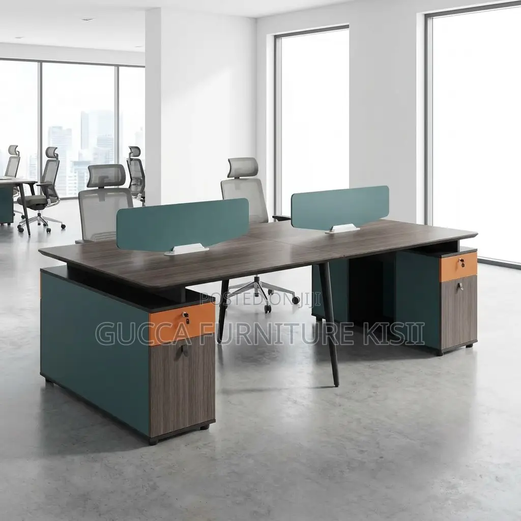 Office Workstation; 4-Way Open Workstation