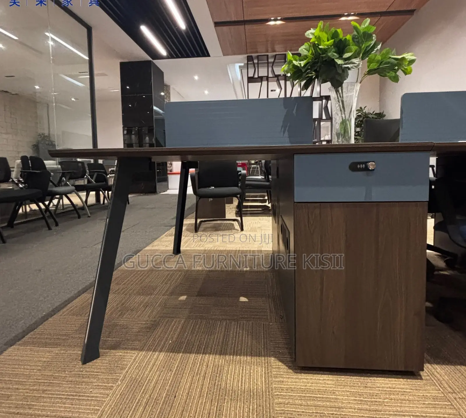 Office Workstation; 4-Way Open Workstation