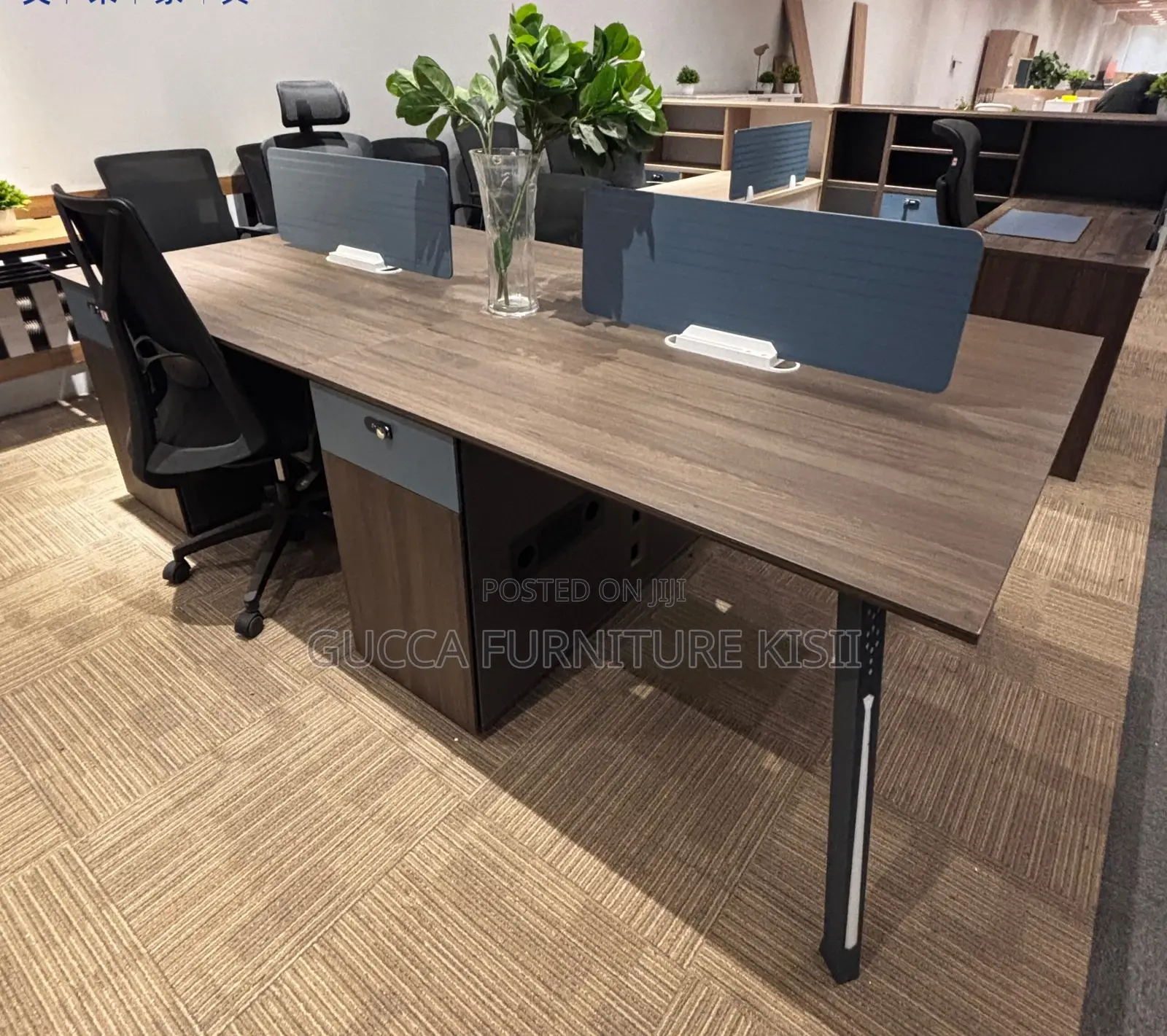 Office Workstation; 4-Way Open Workstation