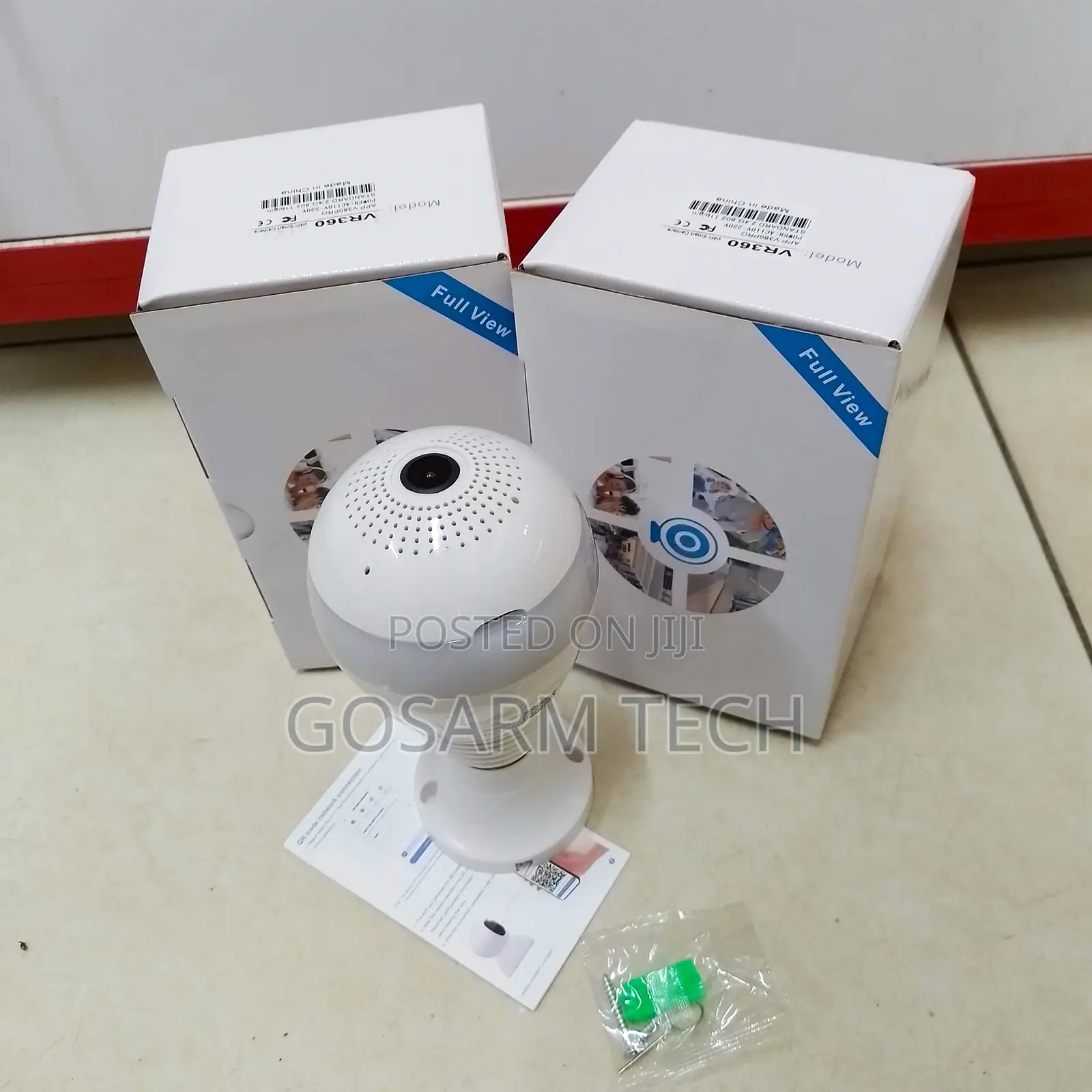V380 Panoramic Smart Bulb Camera 360° HD With Two-Way Audio