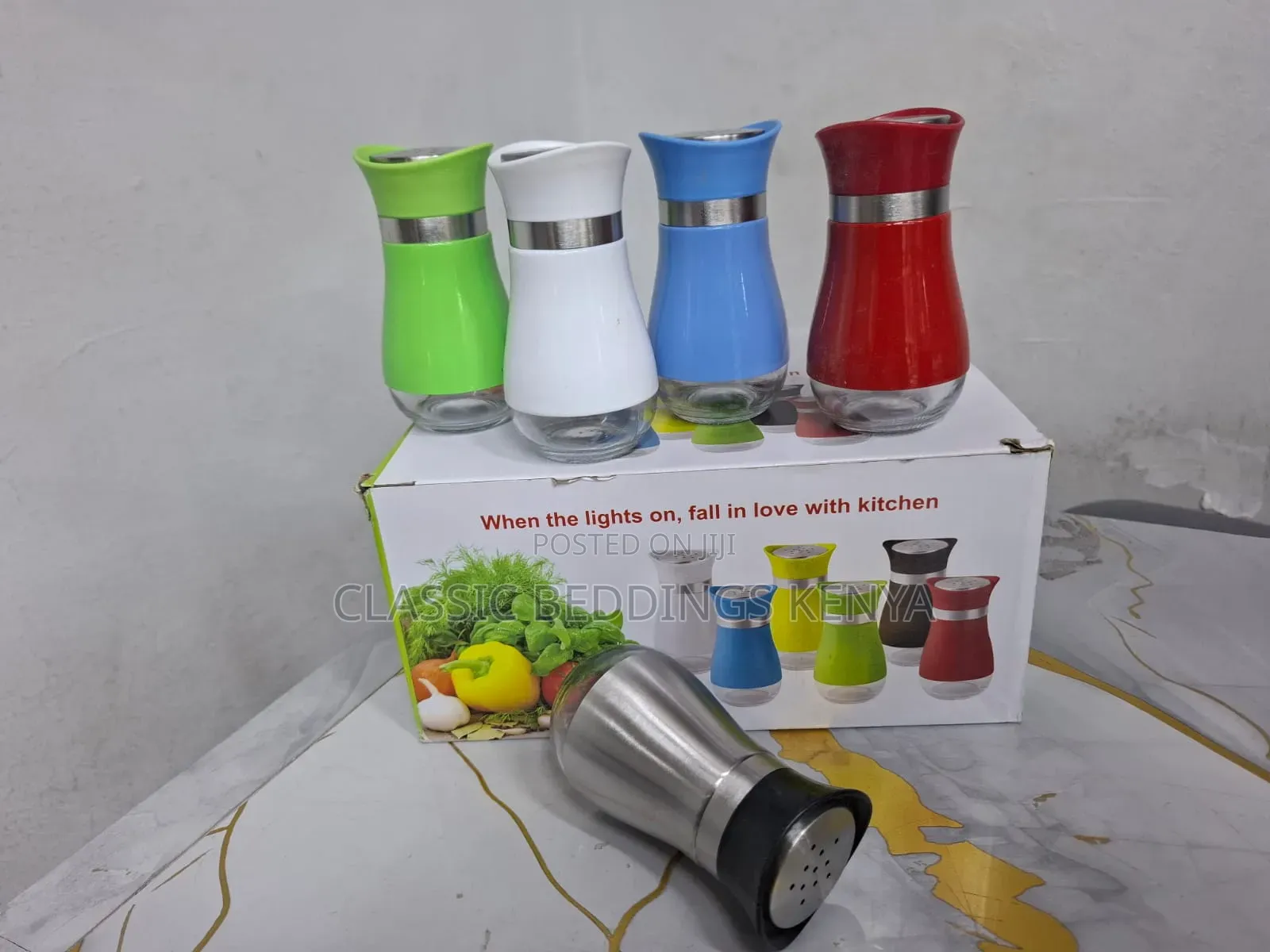 Pot Glass Salt Shaker