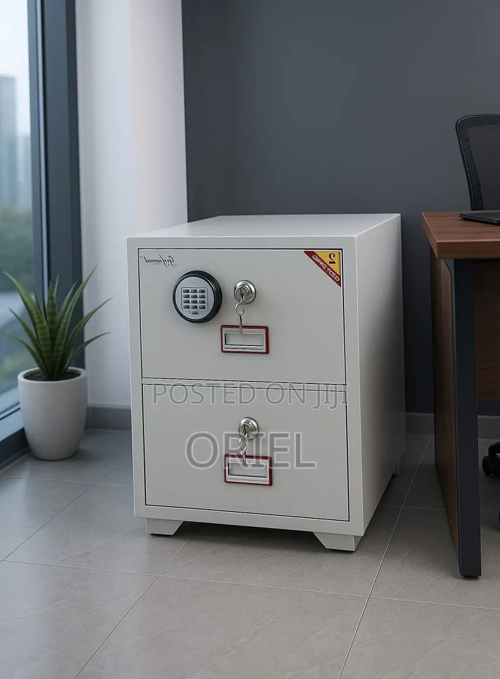 Office Safe : 2-Drawer Diplomat Cabinet Safe