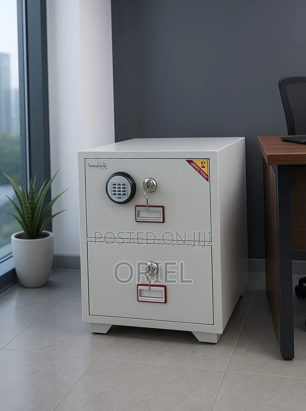 Office Safe : 2-Drawer Diplomat Cabinet Safe