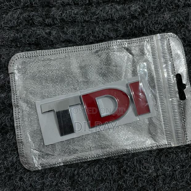 Volkswagen TDI Logo Emblem Badge - main view