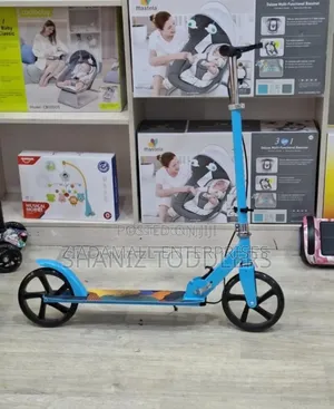 Colour Blue New Foldable Metallic Scooters