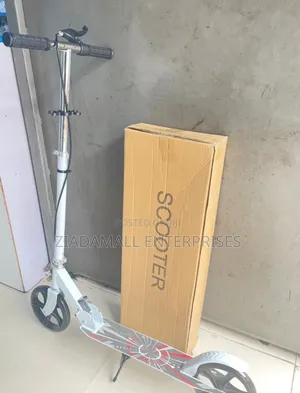 Colour White Foldable Metallic Scooters