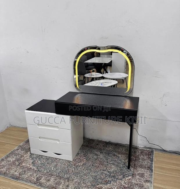 Dresser; 3-Drawer LED Vanity Dressing Table - thumbnail 5