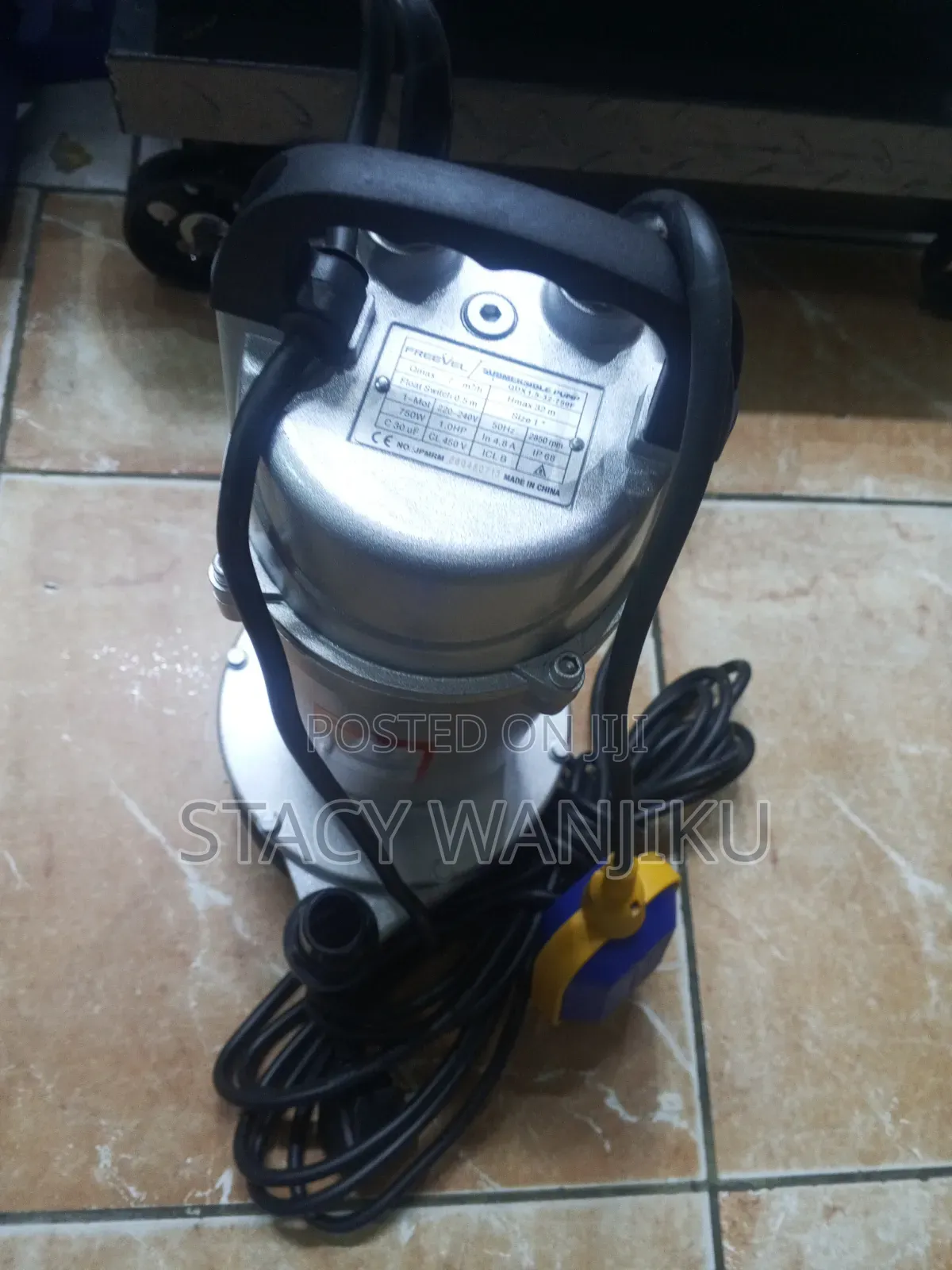 1 HP Submersible Pump/ 750w Submersible