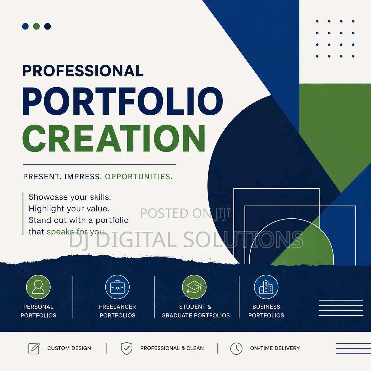 Professional Portfolio Creation and Designing