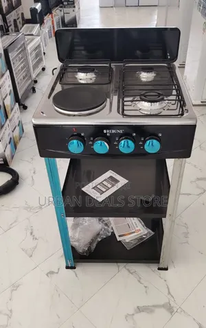 Rebune 3 Gas + 1 Electric Standing Cooker