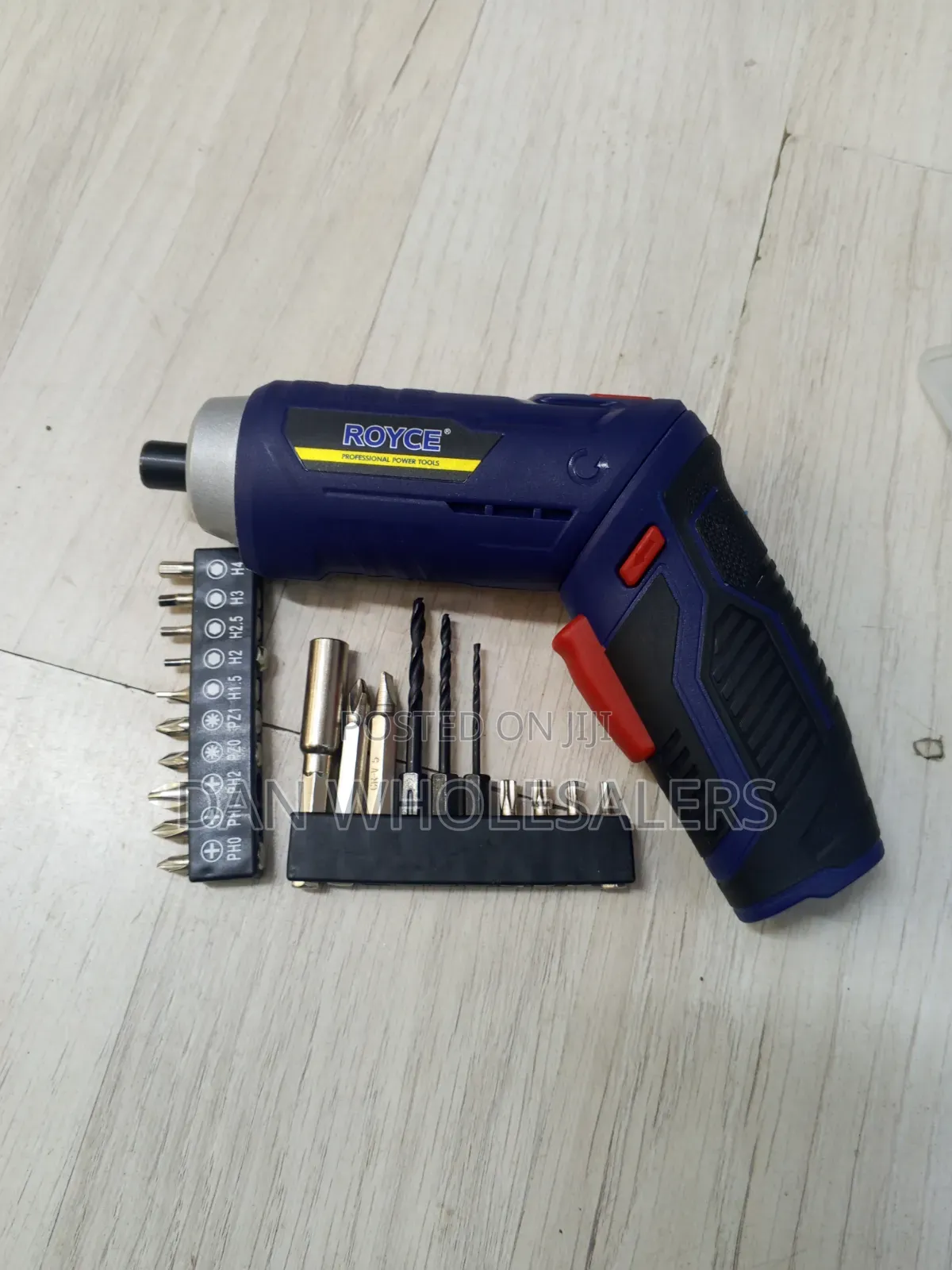 Royce Cordless Screwdriver With Screws