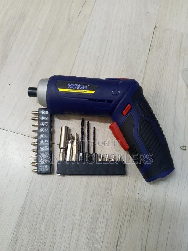Royce Cordless Screwdriver With Screws