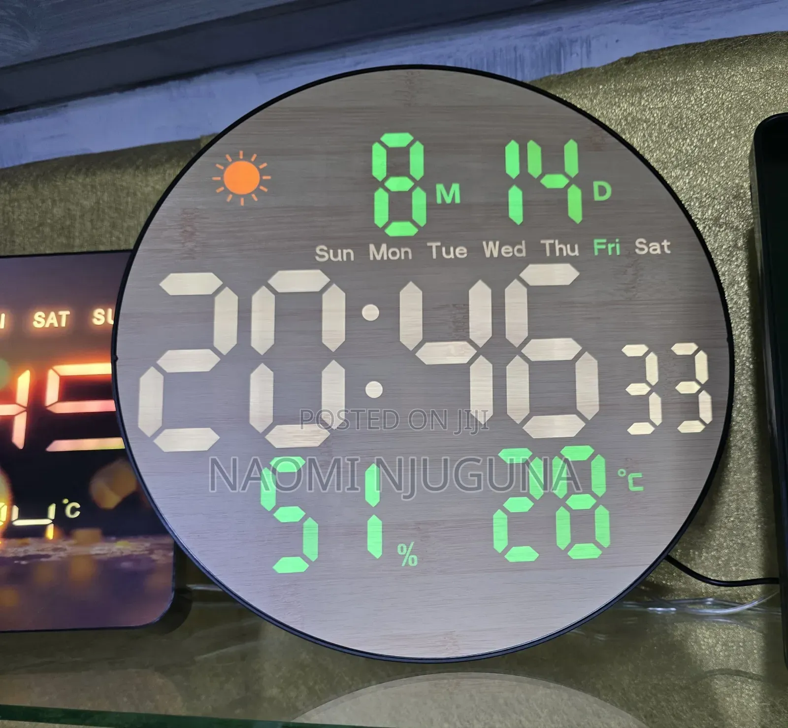 LED Wall Clock