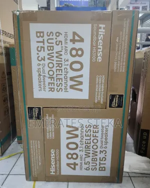 Hisense Soundbar 480 Watts 3.1 Channel HS3100 (2YRs WRTY)