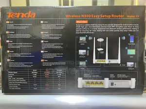 Tenda F3 Wireless N300 Router- 300mbs