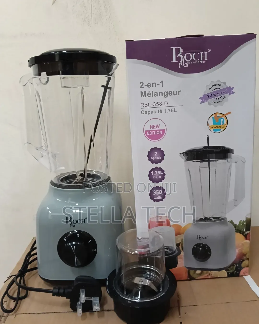 Roch 2 in 1 Blender-Grinder