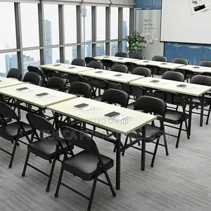 Conference Table; 1.5M Rectangular Foldable Conference/Training Table