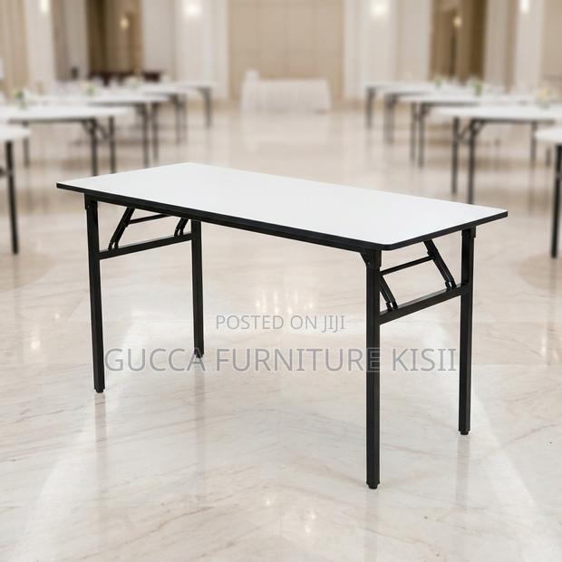 Conference Table; 1.5M Rectangular Foldable Conference/Training Table - thumbnail 5