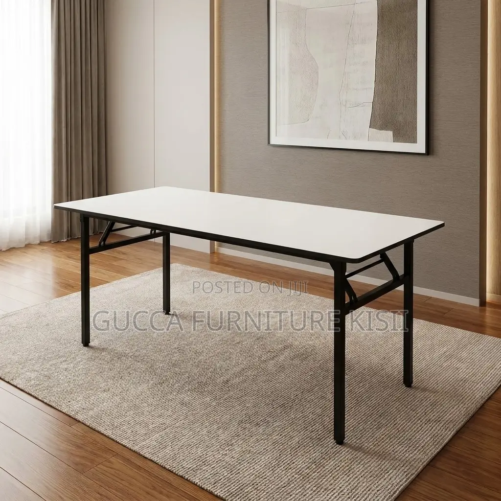 Conference Table; 1.5M Rectangular Foldable Conference/Training Table