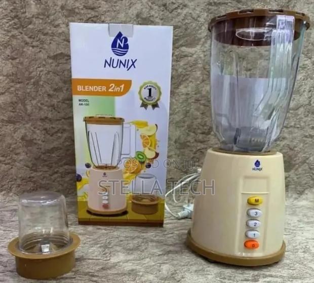 Nunix AK-100 - 2 in 1 Blender With Grinding Machine - 1.5L - main view