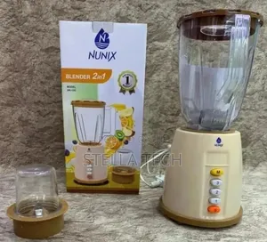 Nunix AK-100 - 2 in 1 Blender With Grinding Machine - 1.5L
