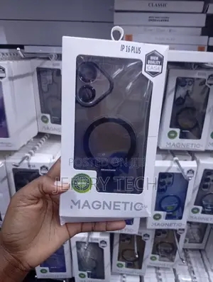 iPhone 16 Plus Magnetic Case Featuring MagSafe Compatibility Stand