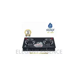 Nunix 2 Burner Infra-Red Glass Tampered Table Top Burner