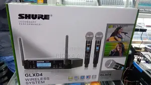 Shure GLXD4 Professional Dual-Channel Stage Wireless Microphone Syste