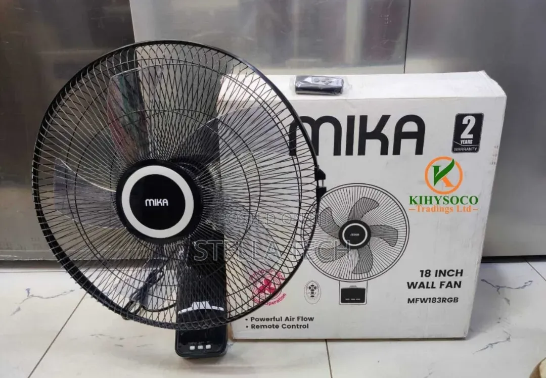 Mika 18 Inches Wall Fan With Remote