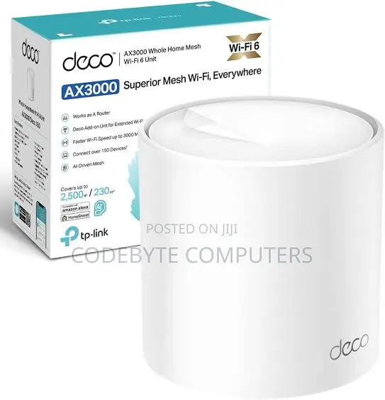 TP-Link Deco X50 AX3000 Whole Home Mesh Wi-Fi 6 System (2 Pack)