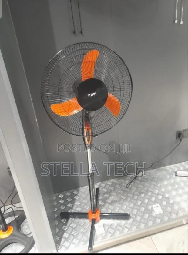 Mika 16 Inches Orange Black Standing Fan